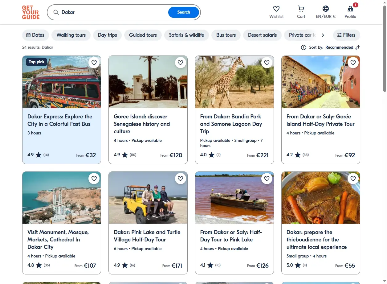 Activités et excursions incontournables à Dakar et ses alentours.