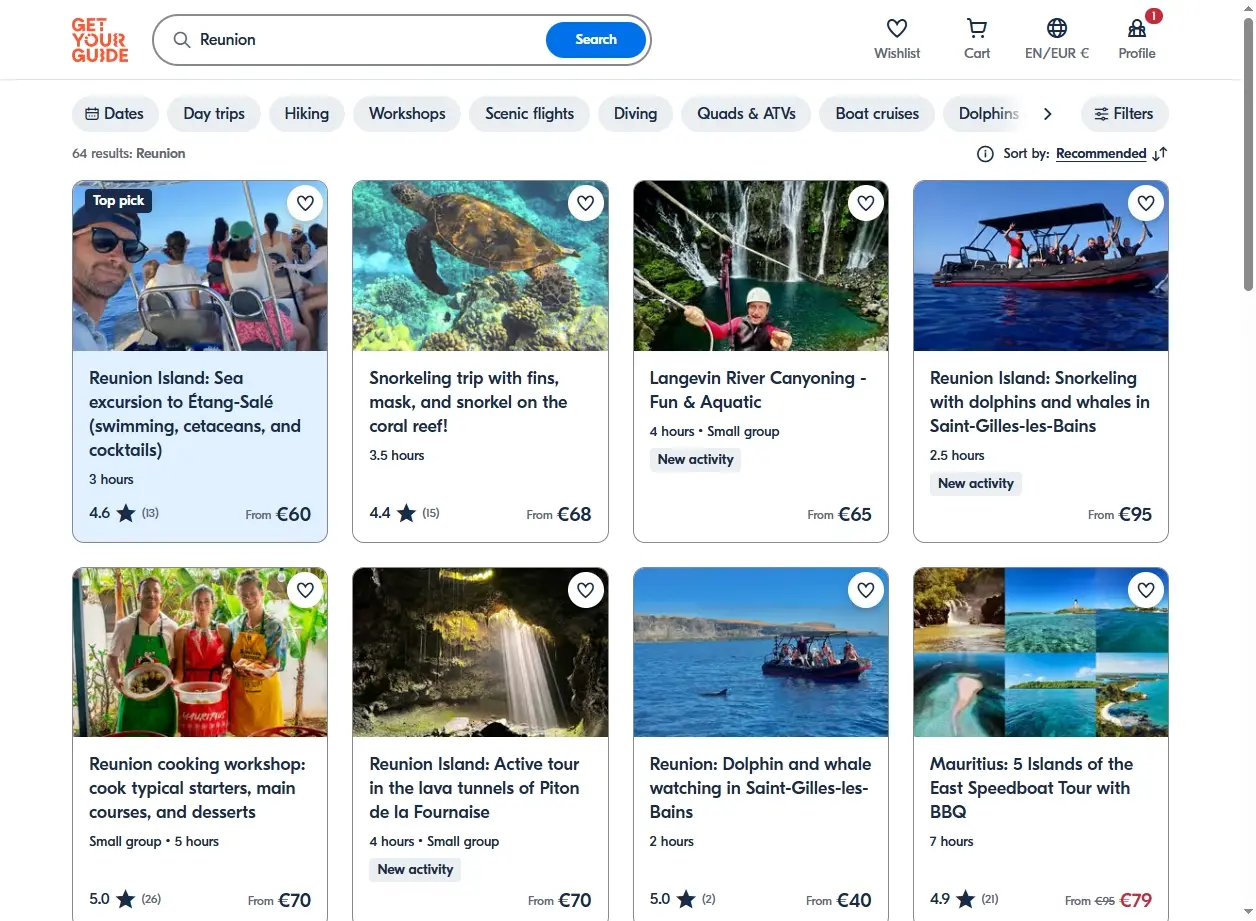 Activités et excursions à l'Île de la Réunion