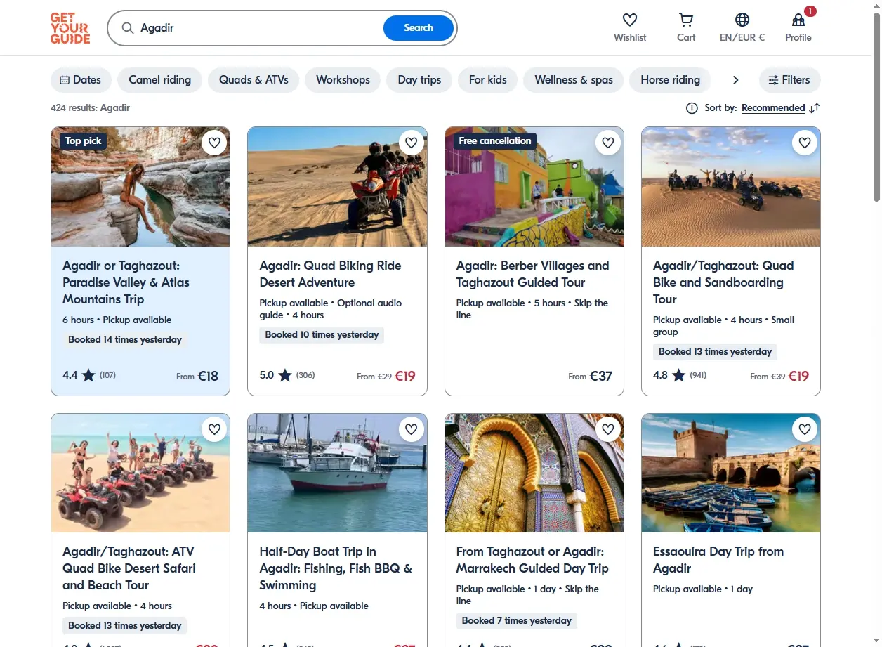 Activités incontournables à Agadir : excursions et visites