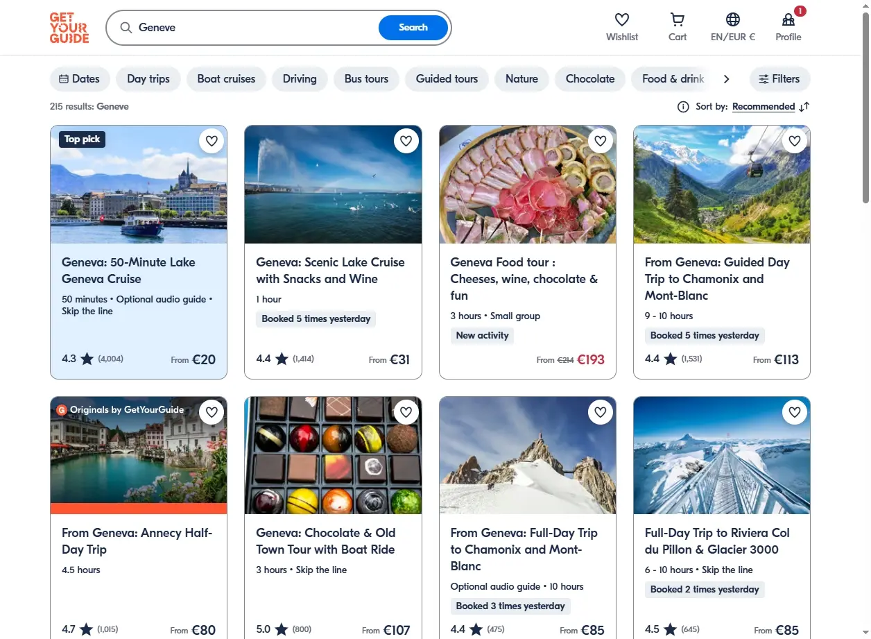 Activités et excursions incontournables à Genève