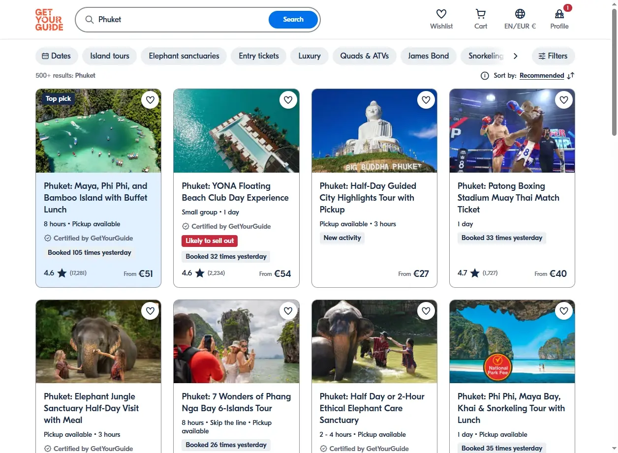 Activités et excursions à Phuket, comme les îles Phi Phi