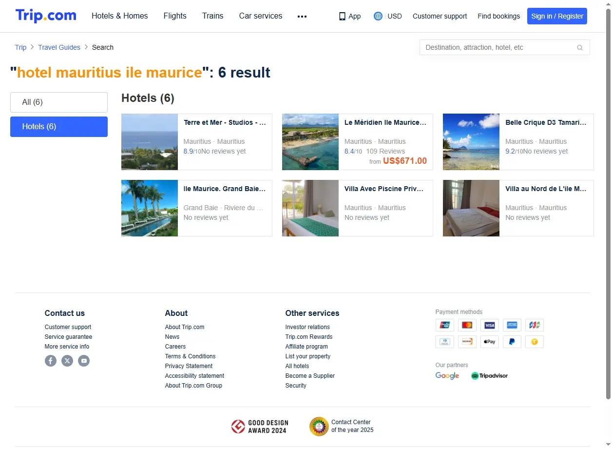 Offres spéciales pour trouver l'hôtel parfait à l'Île Maurice