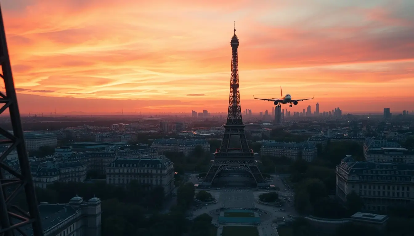 toulouse - paris vol