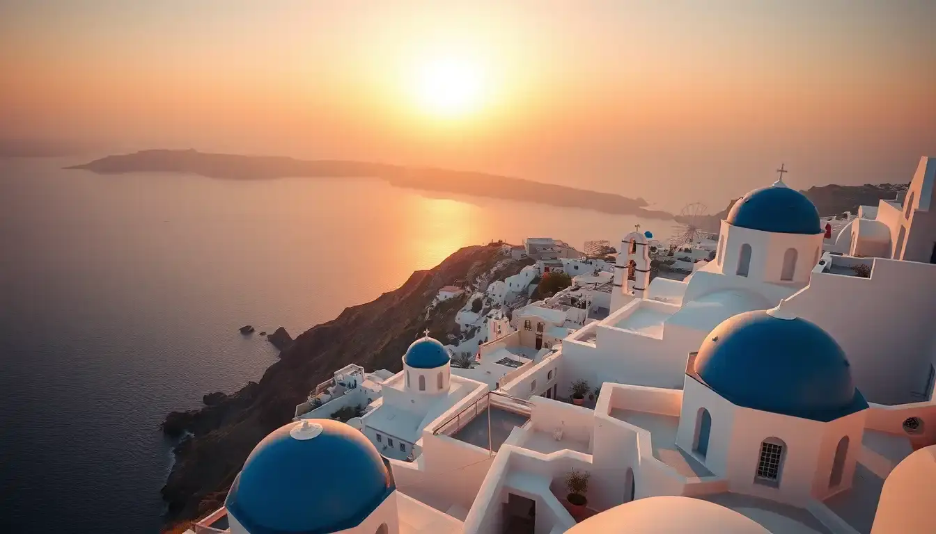 vol santorin